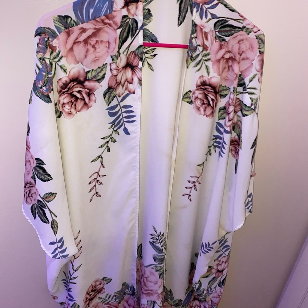 long shear cardigan